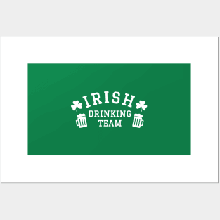 Irish drinking team green t-shirt for St. Patrick’s day Posters and Art